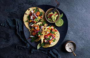 Taco with Norwegian cod